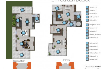 Квартира 2+1 в Алании, Турция | PTE-52697