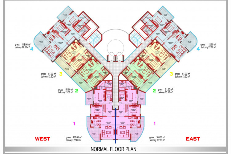 Квартира 1+1 в Алании, Турция | SBB-52681