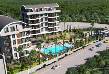 Квартира 2+1 в Алании, Турция