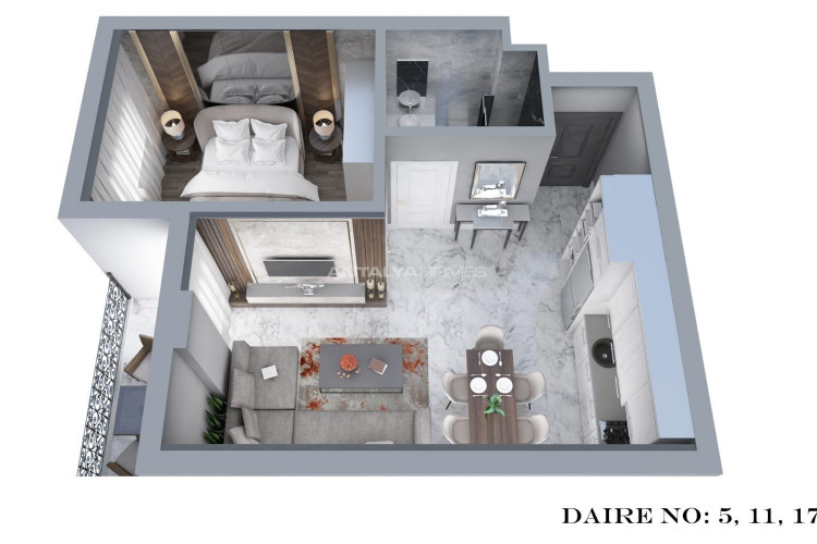 Пентхаус 2+1 в Алании, Турция | SBB-53054