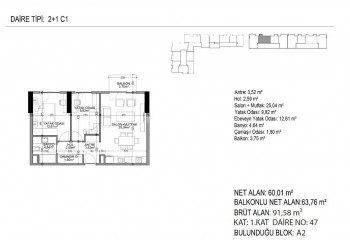 Квартира 1+1 в Стамбуле, Турция | PTE-53089