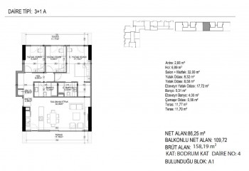 Квартира 3+1 в Стамбуле, Турция | PBB-53091