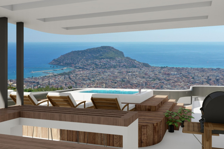 Вилла 5+1 в Бекташе, Алания, Турция | STE-53331