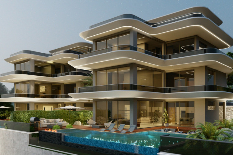 Вилла 5+1 в Бекташе, Алания, Турция | STE-53331