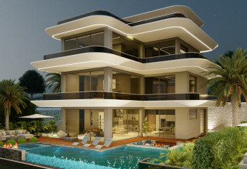 Вилла 5+1 в Бекташе, Алания, Турция | STE-53331