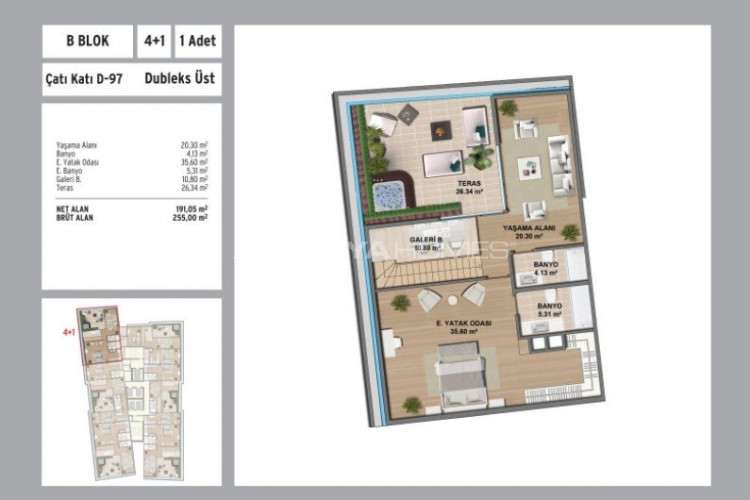 Квартира 4+1 в Стамбуле, Турция | PTE-53398