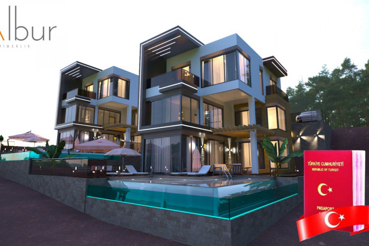 Вилла 3+1 в Газипаше, Турция | PTE-53433