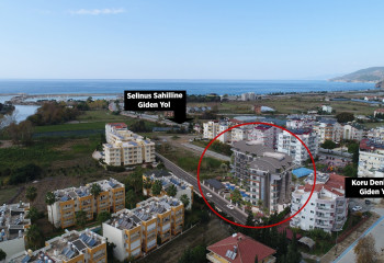 Квартира 1+1 в Газипаше, Турция