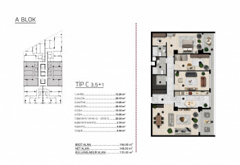 Квартира 3+1 в Бурсе, Турция | PKK-53587
