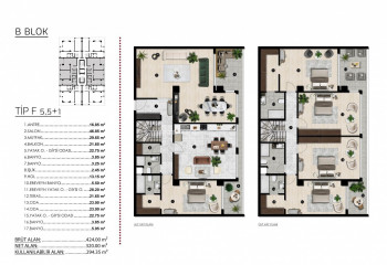 Квартира 3+1 в Бурсе, Турция | PKK-53587