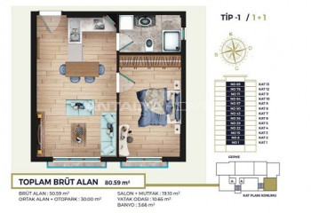 Квартира 2+1 в Стамбуле, Турция | PBB-53585