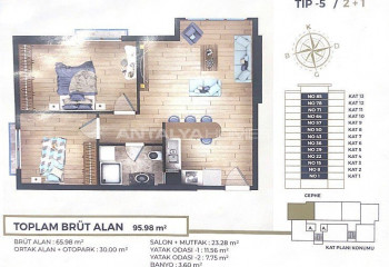 Квартира 2+1 в Стамбуле, Турция | PBB-53585