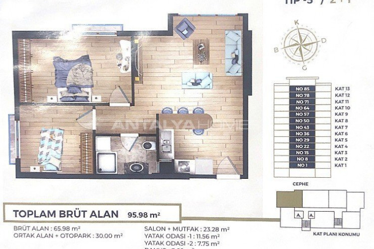 Квартира 1+1 в Стамбуле, Турция | PKK-53584