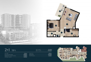 Квартира 2+1 в Измире, Турция | STE-53668