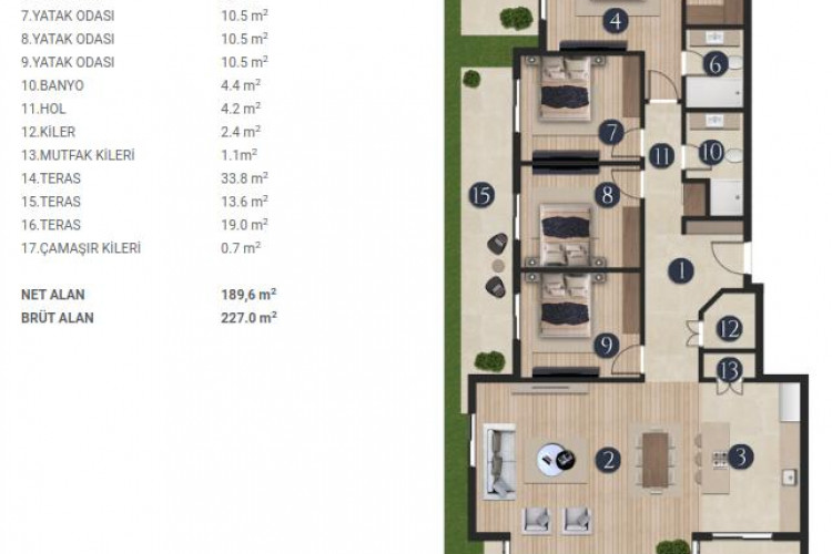 Вилла 4+1 в Измире, Турция | PBB-53675