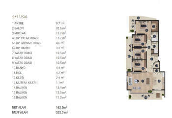 Вилла 6+1 в Измире, Турция | STE-53676