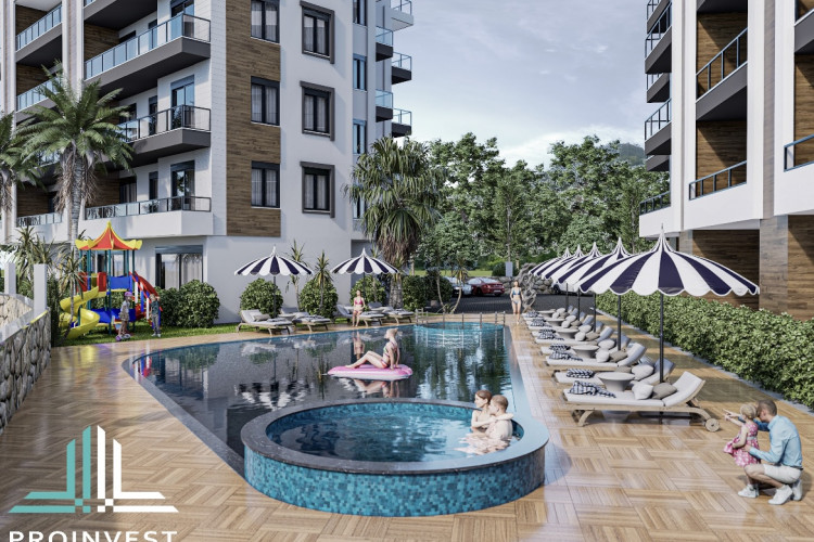 Квартира 1+1 в Тосмуре, Алания, Турция | SBB-53758