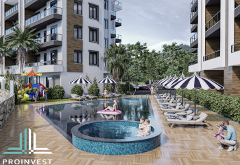 Квартира 1+1 в Тосмуре, Алания, Турция | SBB-53758