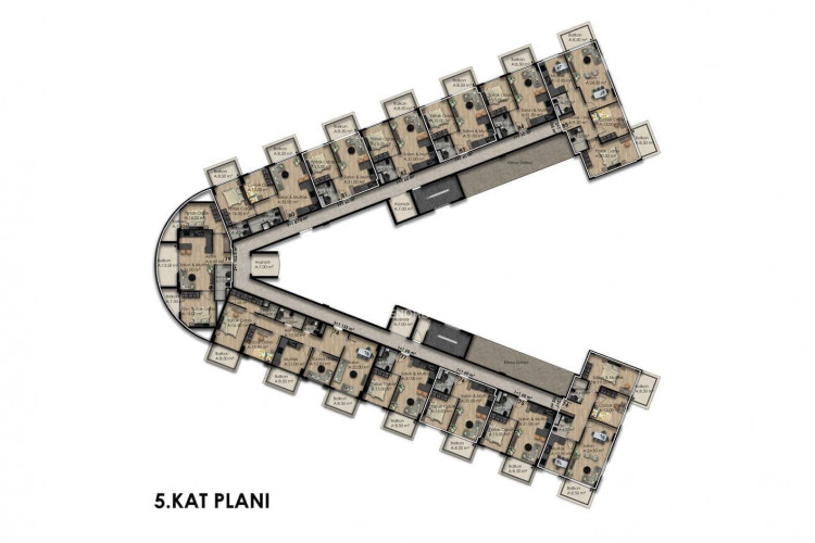 Квартира 1+1 в Газипаше, Турция | PBB-53966