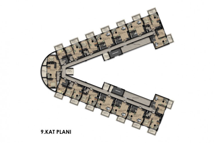 Квартира 1+1 в Газипаше, Турция | PBB-53966