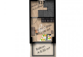 Квартира 1+1 в Газипаше, Турция | PBB-53966