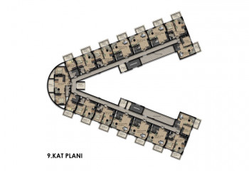 Квартира 1+1 в Газипаше, Турция | PBB-53966