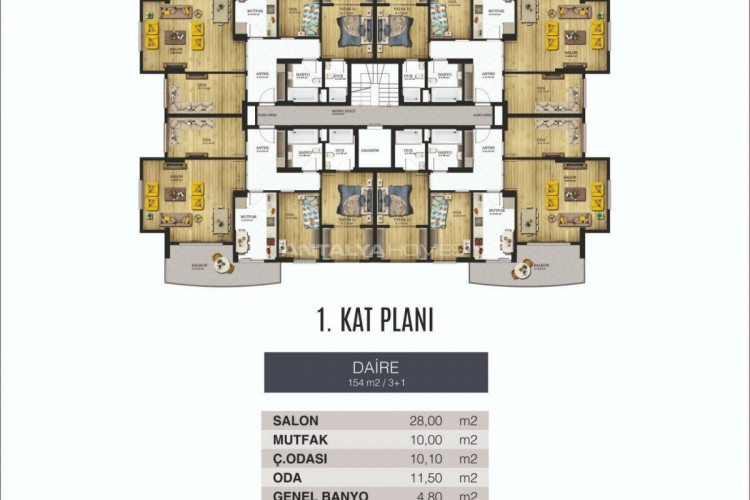 Квартира 3+1 в Бурсе, Турция | PTE-54011