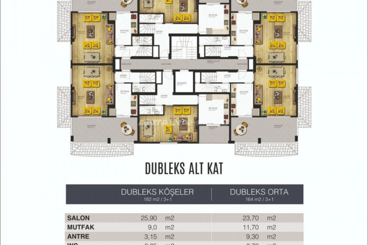 Квартира 3+1 в Бурсе, Турция | PTE-54011