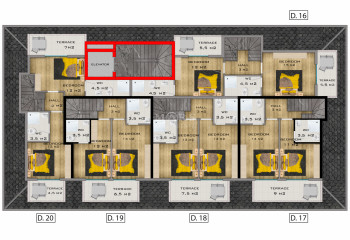 Квартира 1+1 в Алании, Турция | SBB-54019