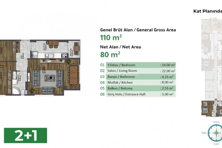 Квартира 3+1 в Стамбуле, Турция | PTE-54009