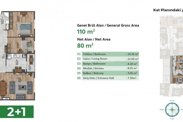 Квартира 3+1 в Стамбуле, Турция | PTE-54009