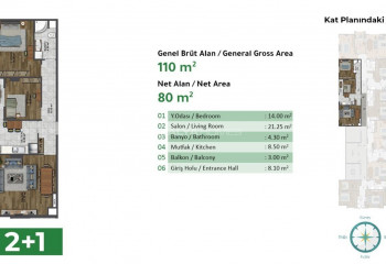 Квартира 3+1 в Стамбуле, Турция | PTE-54009