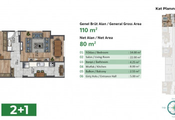 Квартира 3+1 в Стамбуле, Турция | PTE-54009