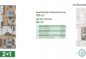 Квартира 3+1 в Стамбуле, Турция | PTE-54009