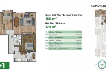 Квартира 2+1 в Стамбуле, Турция | PKK-54008