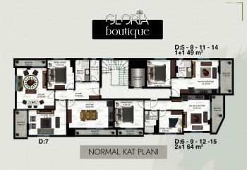 Квартира 1+1 в Алании, Турция | STE-54022