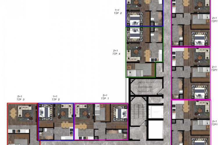 Квартира 2+1 в Стамбуле, Турция | PTE-54088