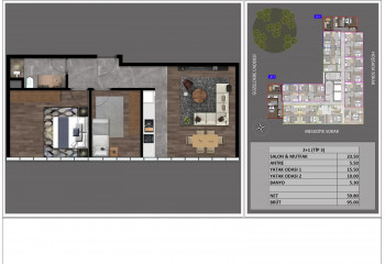 Квартира 2+1 в Стамбуле, Турция | PTE-54088