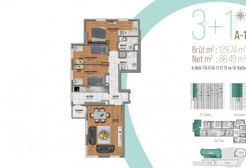 Квартира 3+1 в Стамбуле, Турция | SBB-54083