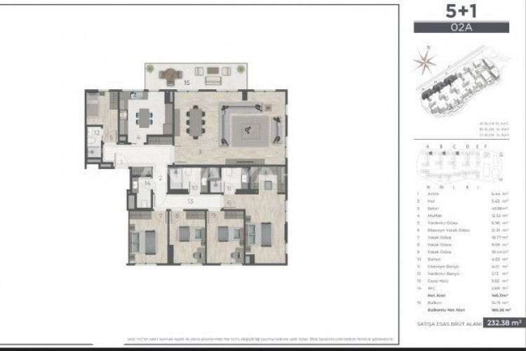 Квартира 2+1 в Стамбуле, Турция | PBB-54362