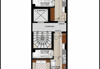 Квартира 1+1 в Стамбуле, Турция | PTE-54754