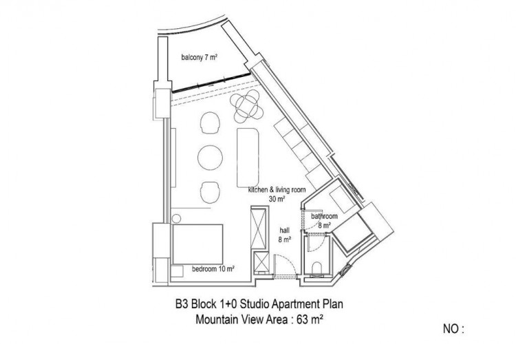 Квартира 3+1 в Алании, Турция | PTE-54761