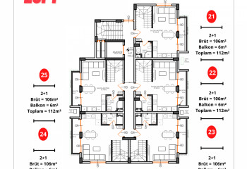 Квартира 2+1 в Алании, Турция | STE-54763
