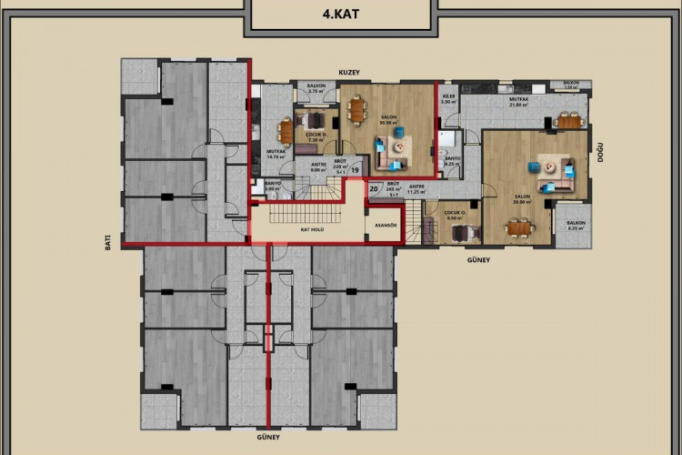 Квартира 5+1 в Анталии, Турция | SBB-54846