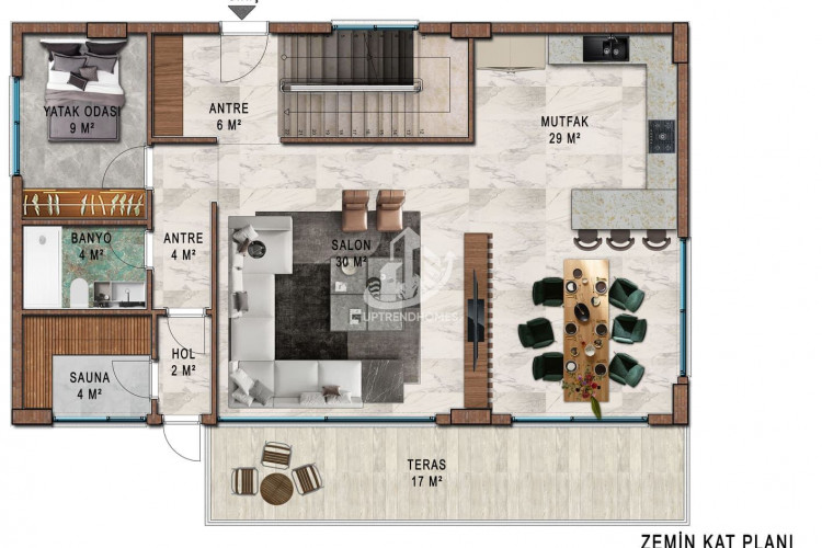 Вилла 4+1 в Алании, Турция | STE-54884