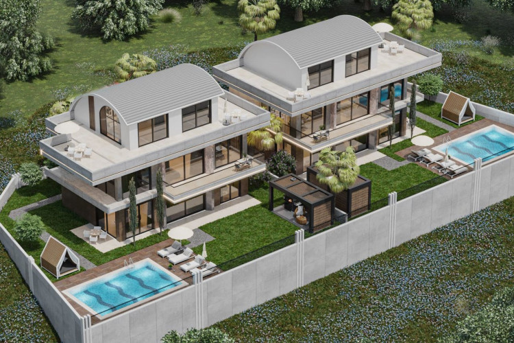 Вилла 4+1 в Алании, Турция | STE-54884