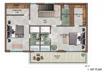 Вилла 4+1 в Алании, Турция | STE-54884