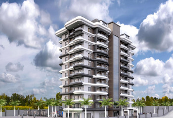 Квартира 2+1 в Алании, Турция