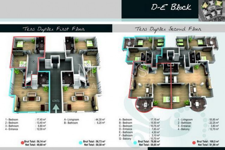 Квартира 5+1 в Алании, Турция | PTE-55529