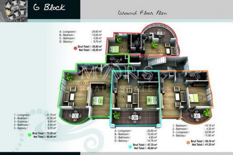 Квартира 5+1 в Алании, Турция | PTE-55529